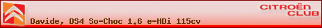Davide, DS4 So-Choc 1.6 e-HDi 115cv